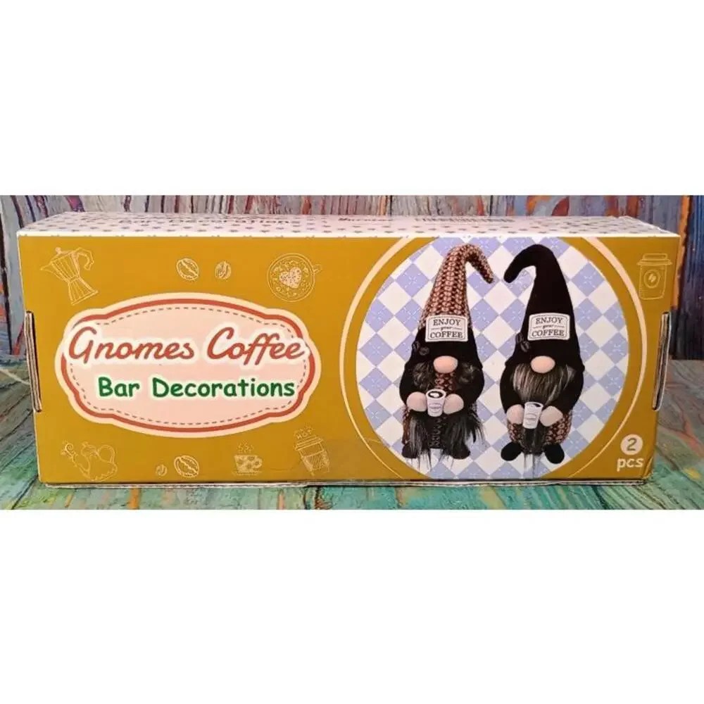 Gnomes Coffee Bar‎ Decorations - 2 Pieces